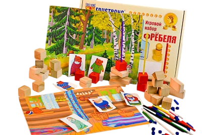 Игровой набор Фребеля, <Три медведя (серия "Сказочный мир". Выпуск 2)> 3+