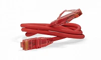 Патч-корд U/UTP, Cat.5e, 0,5м, красный, Hyperline <PC-LPM-UTP-RJ45-RJ45-C5e-0.5M-LSZH-RD>